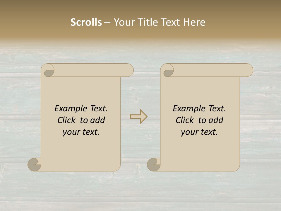 Fragment Of Old Green Peeled Paint Wooden Background PowerPoint Template
