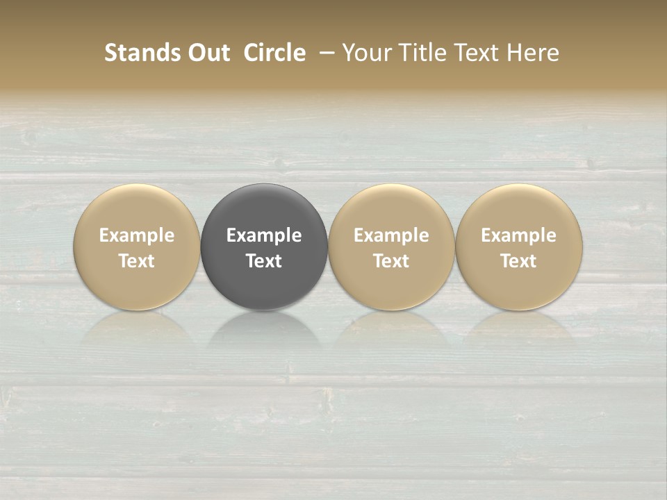 Fragment Of Old Green Peeled Paint Wooden Background PowerPoint Template