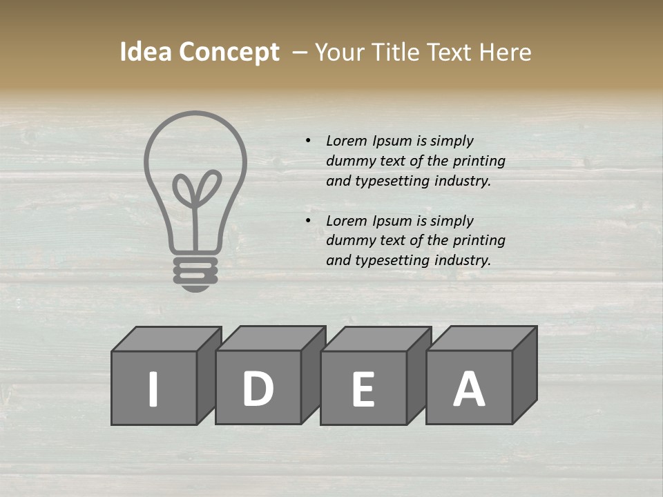 Fragment Of Old Green Peeled Paint Wooden Background PowerPoint Template