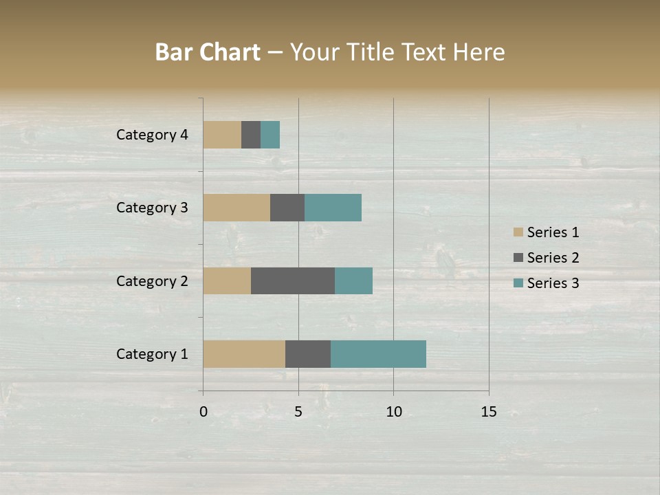 Fragment Of Old Green Peeled Paint Wooden Background PowerPoint Template