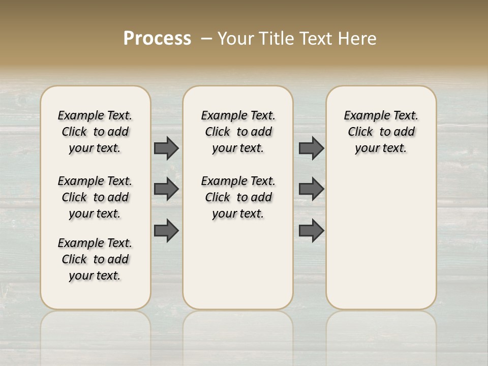 Fragment Of Old Green Peeled Paint Wooden Background PowerPoint Template