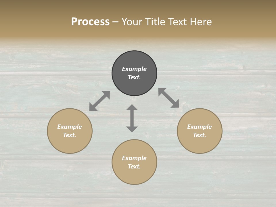 Fragment Of Old Green Peeled Paint Wooden Background PowerPoint Template