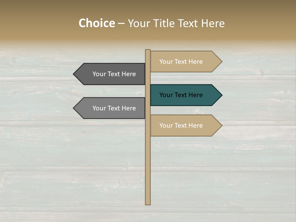 Fragment Of Old Green Peeled Paint Wooden Background PowerPoint Template