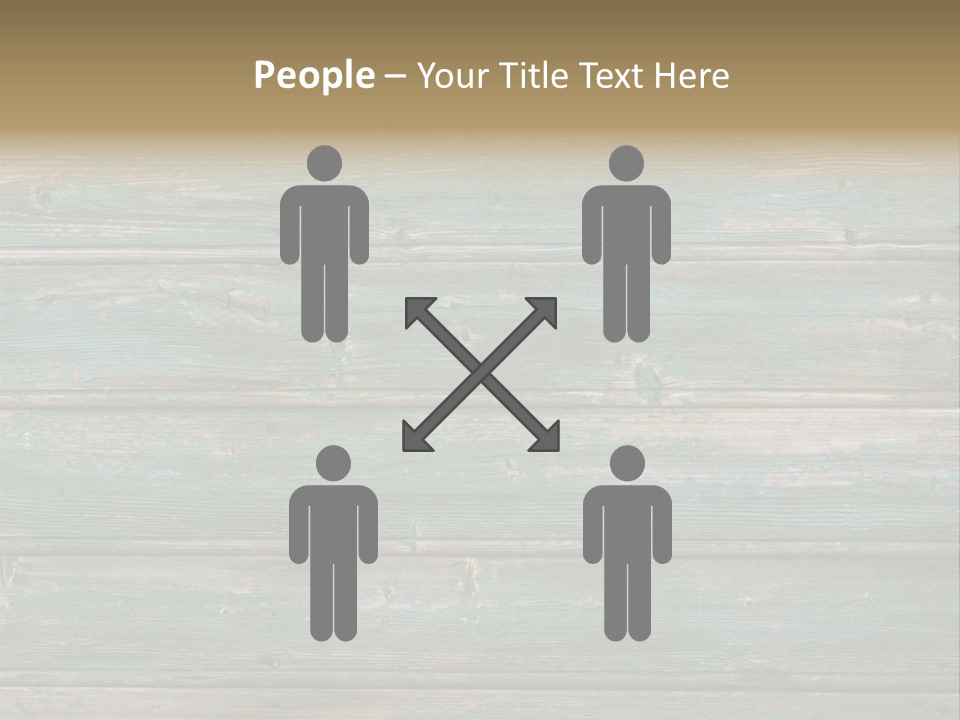 Fragment Of Old Green Peeled Paint Wooden Background PowerPoint Template