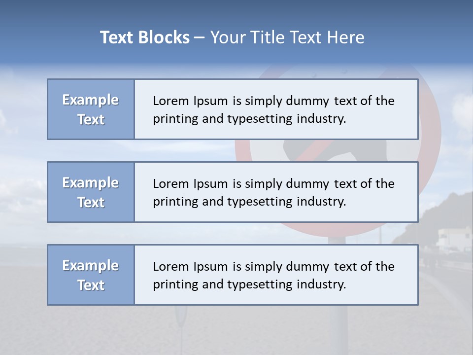 A Sign On A Beach Meaning Dogs Are Not Allowed PowerPoint Template