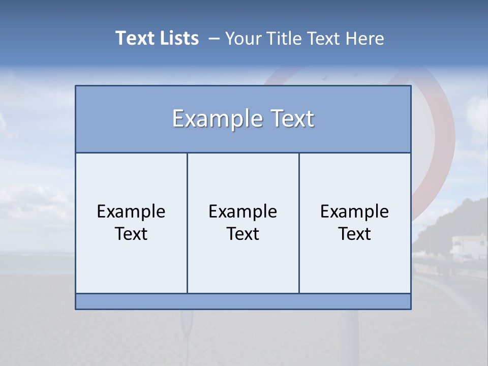 A Sign On A Beach Meaning Dogs Are Not Allowed PowerPoint Template