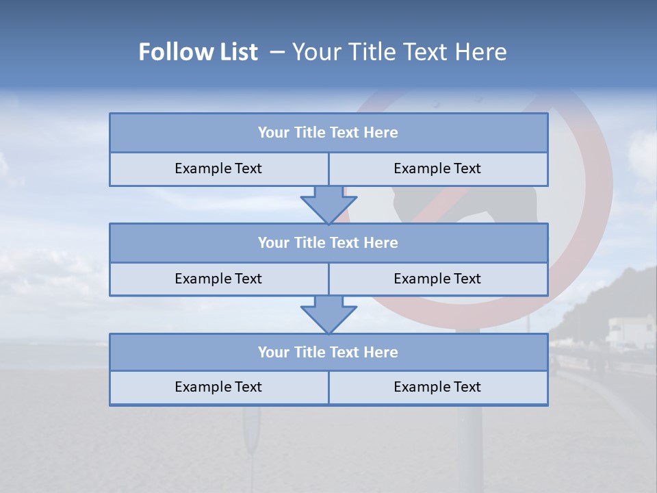 A Sign On A Beach Meaning Dogs Are Not Allowed PowerPoint Template