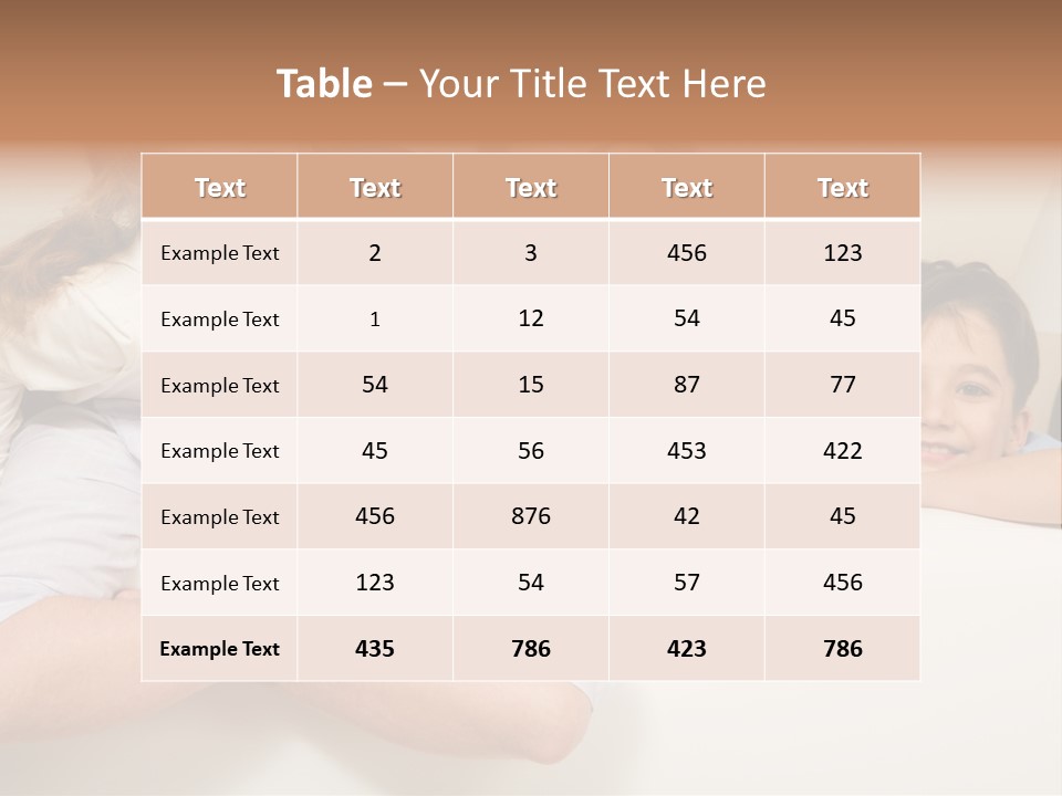 Portrait Of Siblings And Their Parents With Cute Cat Looking At Camera PowerPoint Template