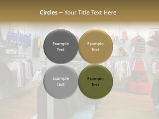 Child Clothing Department PowerPoint Template