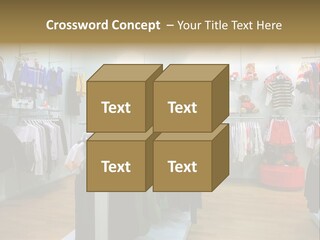 Child Clothing Department PowerPoint Template