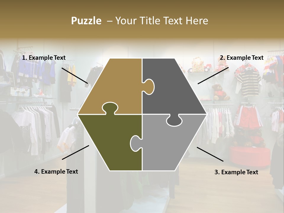 Child Clothing Department PowerPoint Template