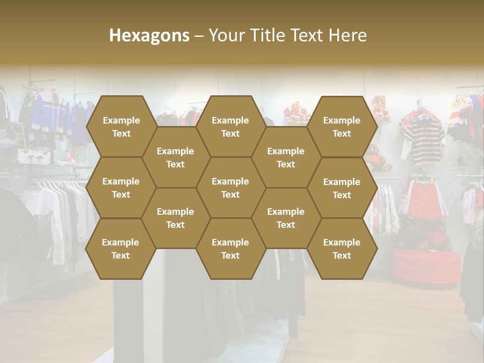 Child Clothing Department PowerPoint Template