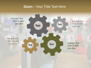 Child Clothing Department PowerPoint Template