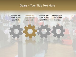Child Clothing Department PowerPoint Template