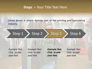 Child Clothing Department PowerPoint Template