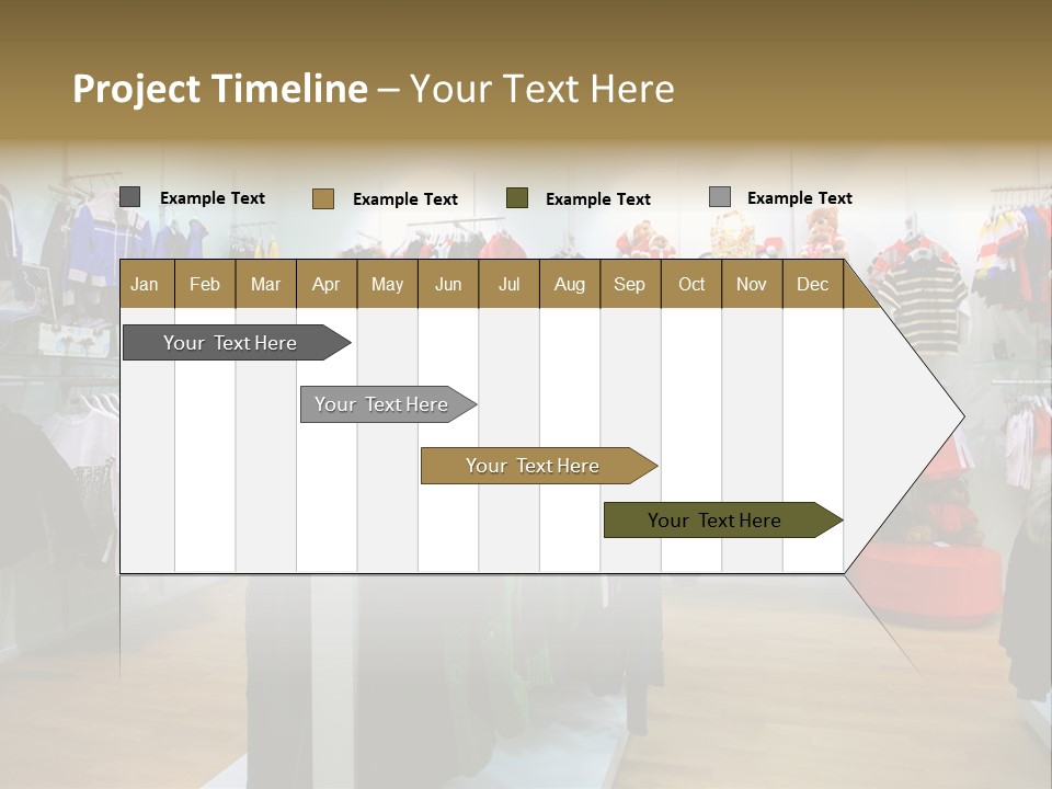 Child Clothing Department PowerPoint Template