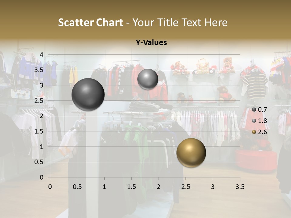 Child Clothing Department PowerPoint Template