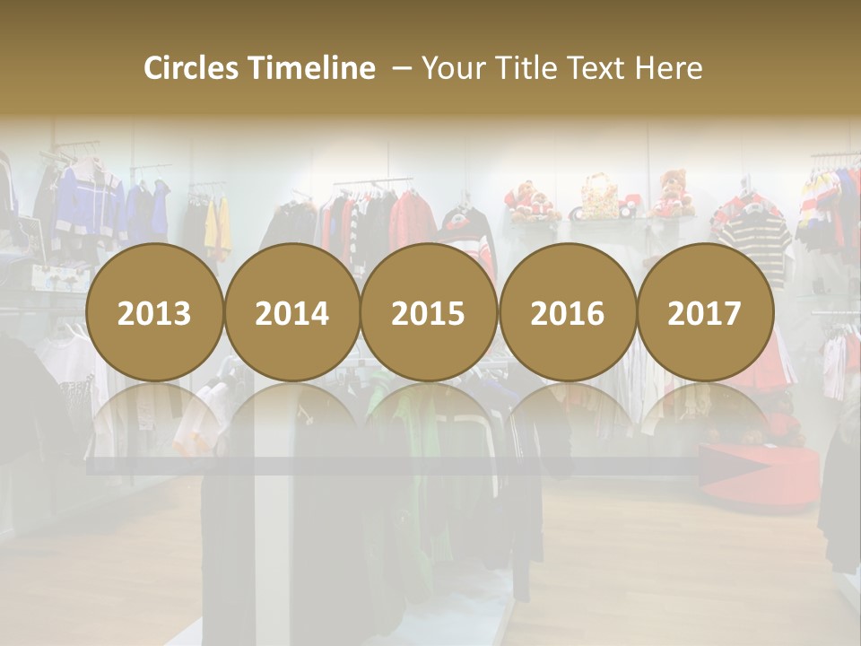 Child Clothing Department PowerPoint Template