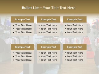 Child Clothing Department PowerPoint Template