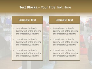 Child Clothing Department PowerPoint Template