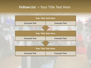 Child Clothing Department PowerPoint Template