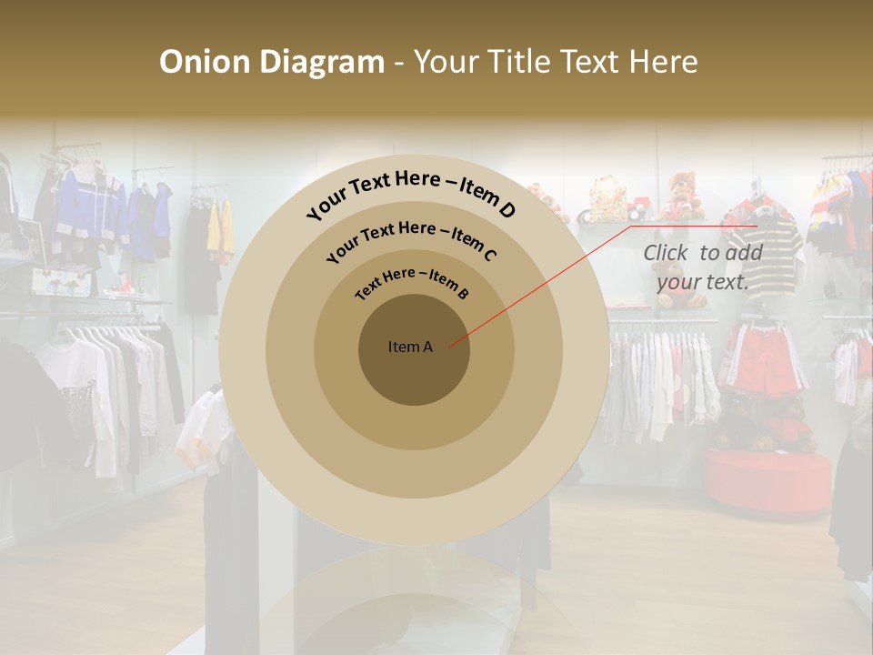 Child Clothing Department PowerPoint Template