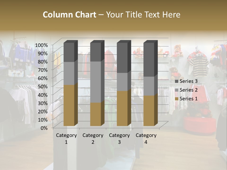 Child Clothing Department PowerPoint Template