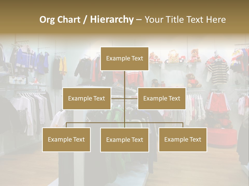 Child Clothing Department PowerPoint Template