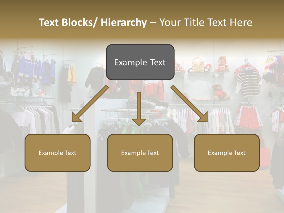 Child Clothing Department PowerPoint Template
