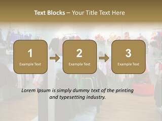 Child Clothing Department PowerPoint Template