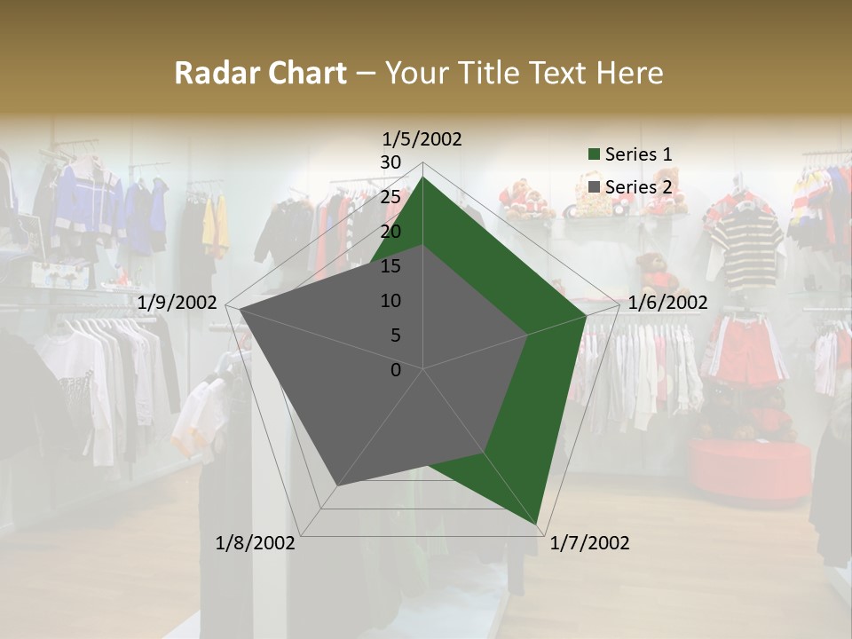 Child Clothing Department PowerPoint Template