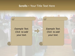 Child Clothing Department PowerPoint Template