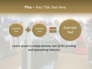 Child Clothing Department PowerPoint Template