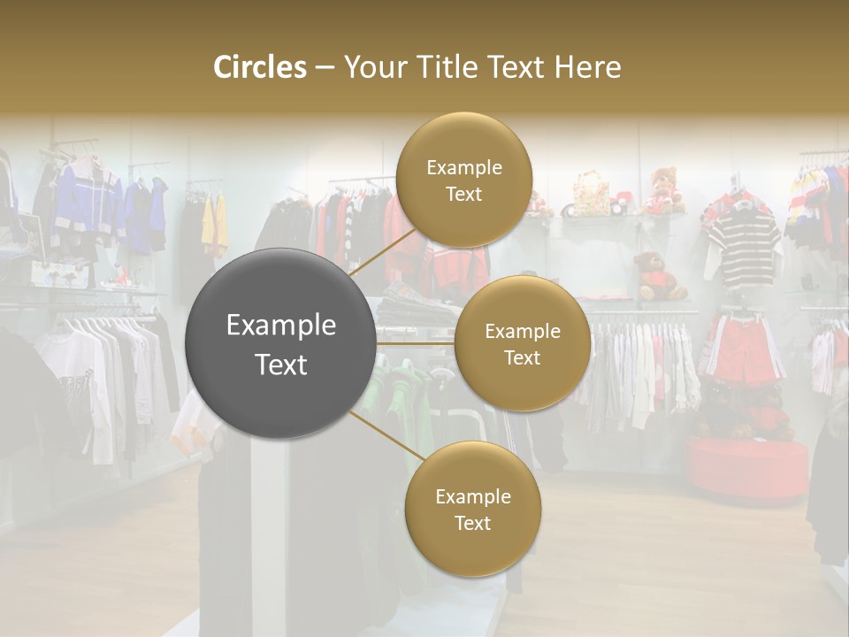 Child Clothing Department PowerPoint Template