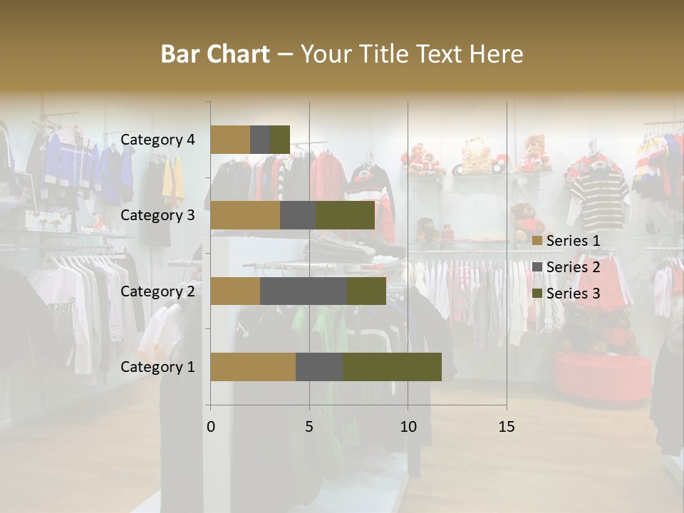 Child Clothing Department PowerPoint Template