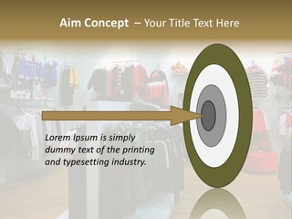 Child Clothing Department PowerPoint Template