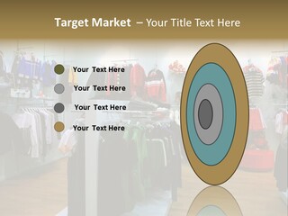 Child Clothing Department PowerPoint Template