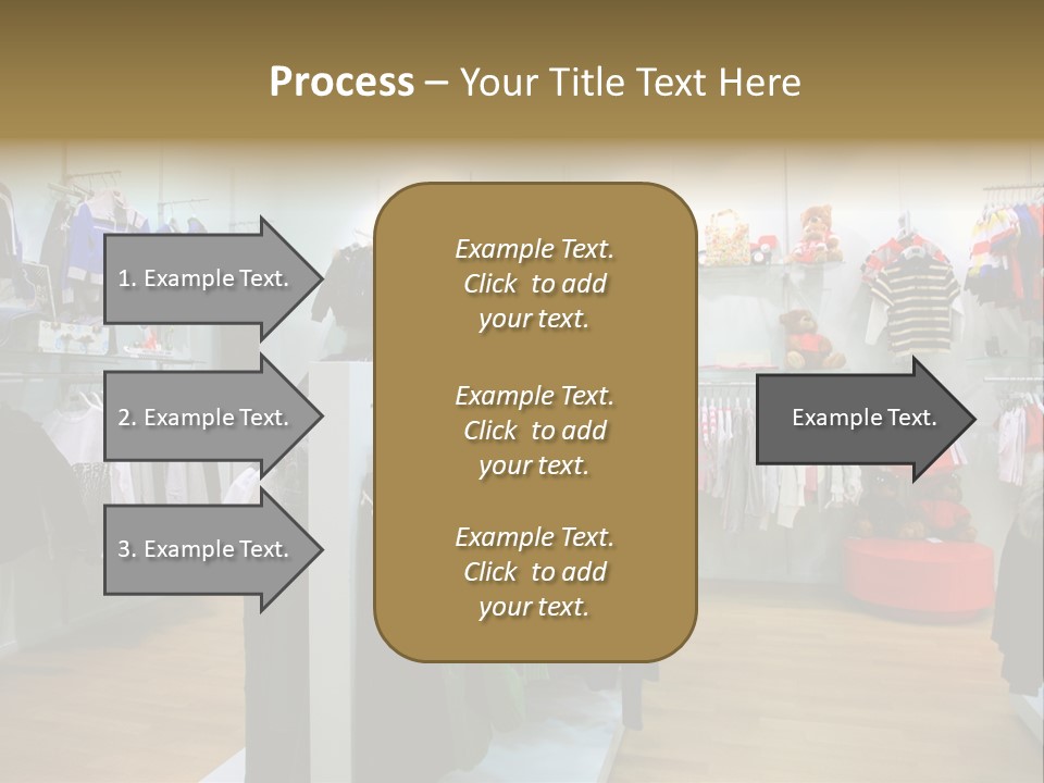 Child Clothing Department PowerPoint Template