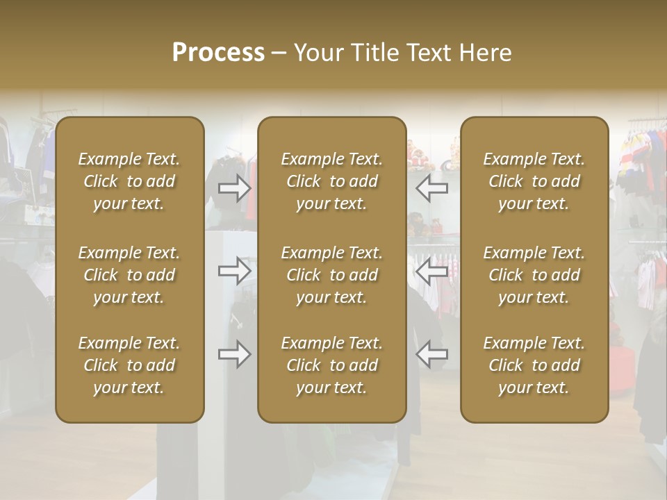 Child Clothing Department PowerPoint Template