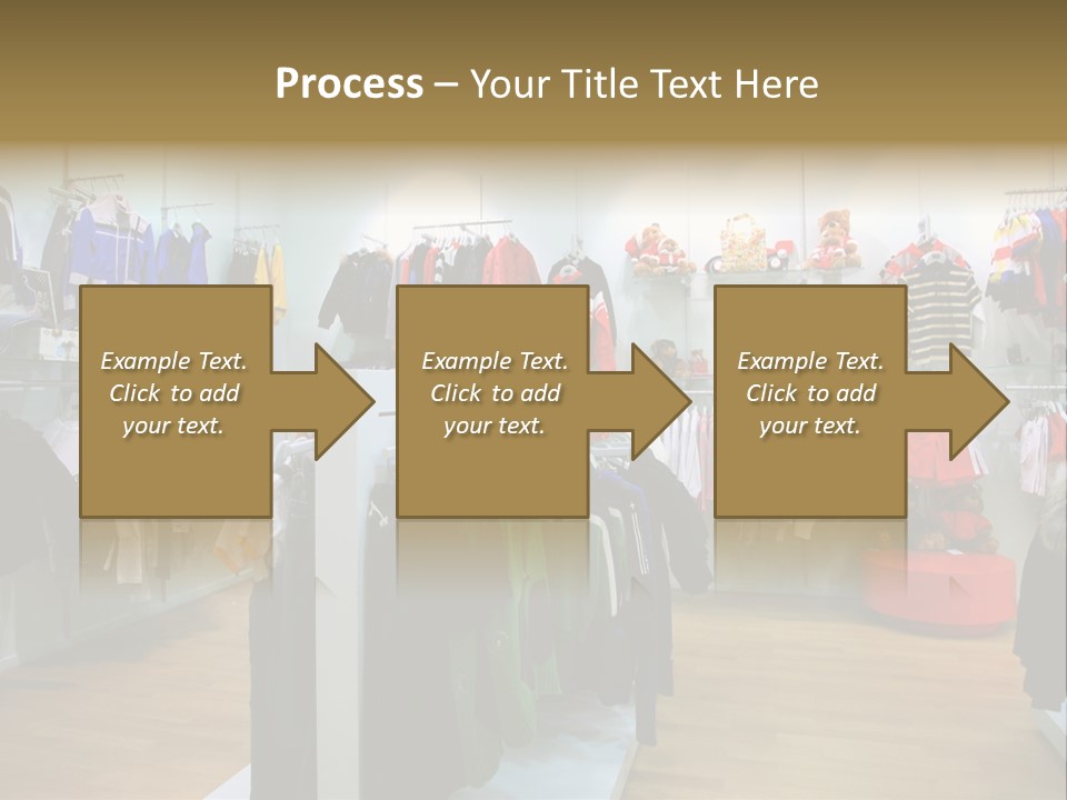 Child Clothing Department PowerPoint Template