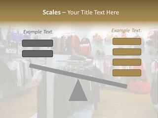 Child Clothing Department PowerPoint Template