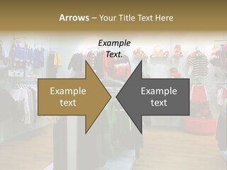Child Clothing Department PowerPoint Template