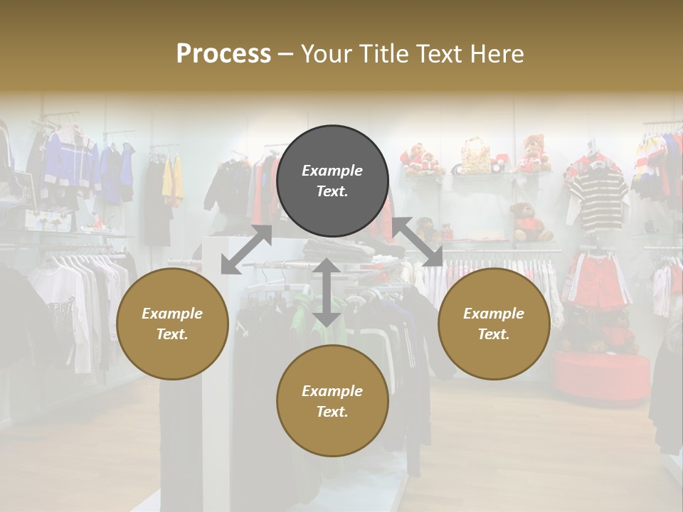 Child Clothing Department PowerPoint Template