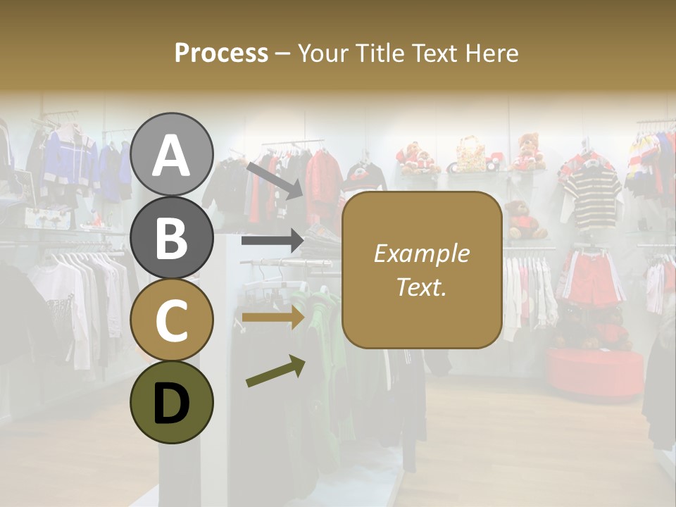 Child Clothing Department PowerPoint Template