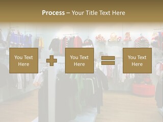Child Clothing Department PowerPoint Template