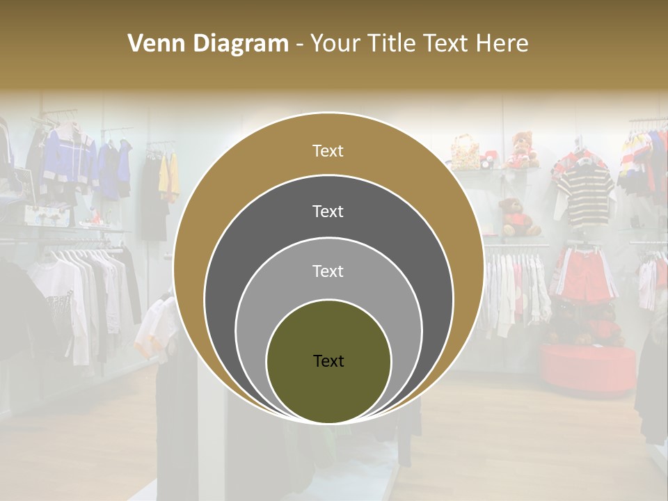 Child Clothing Department PowerPoint Template