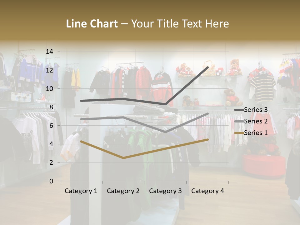 Child Clothing Department PowerPoint Template
