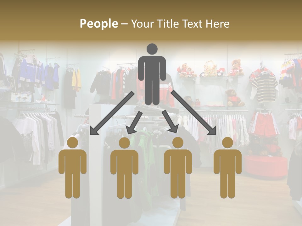 Child Clothing Department PowerPoint Template