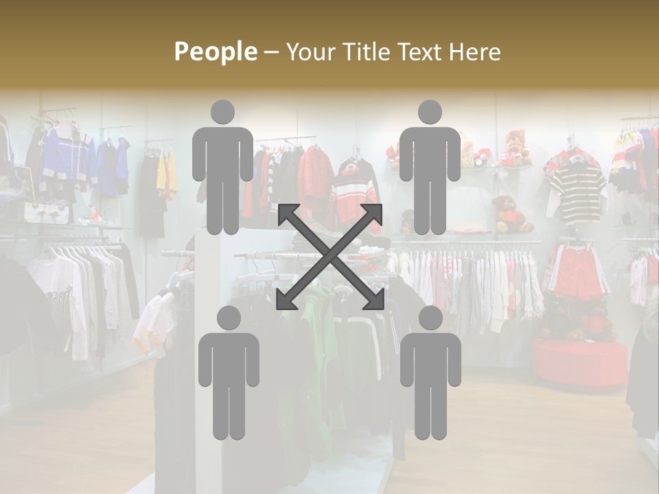 Child Clothing Department PowerPoint Template