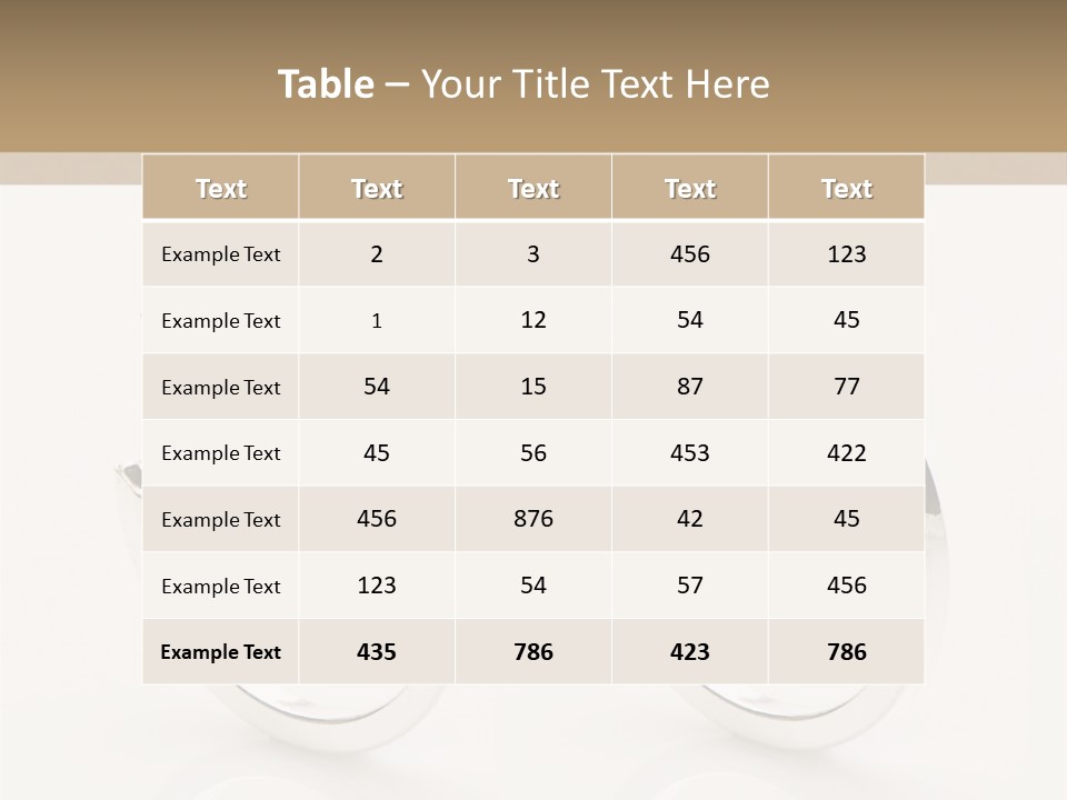 Sterling Silver Earrings PowerPoint Template